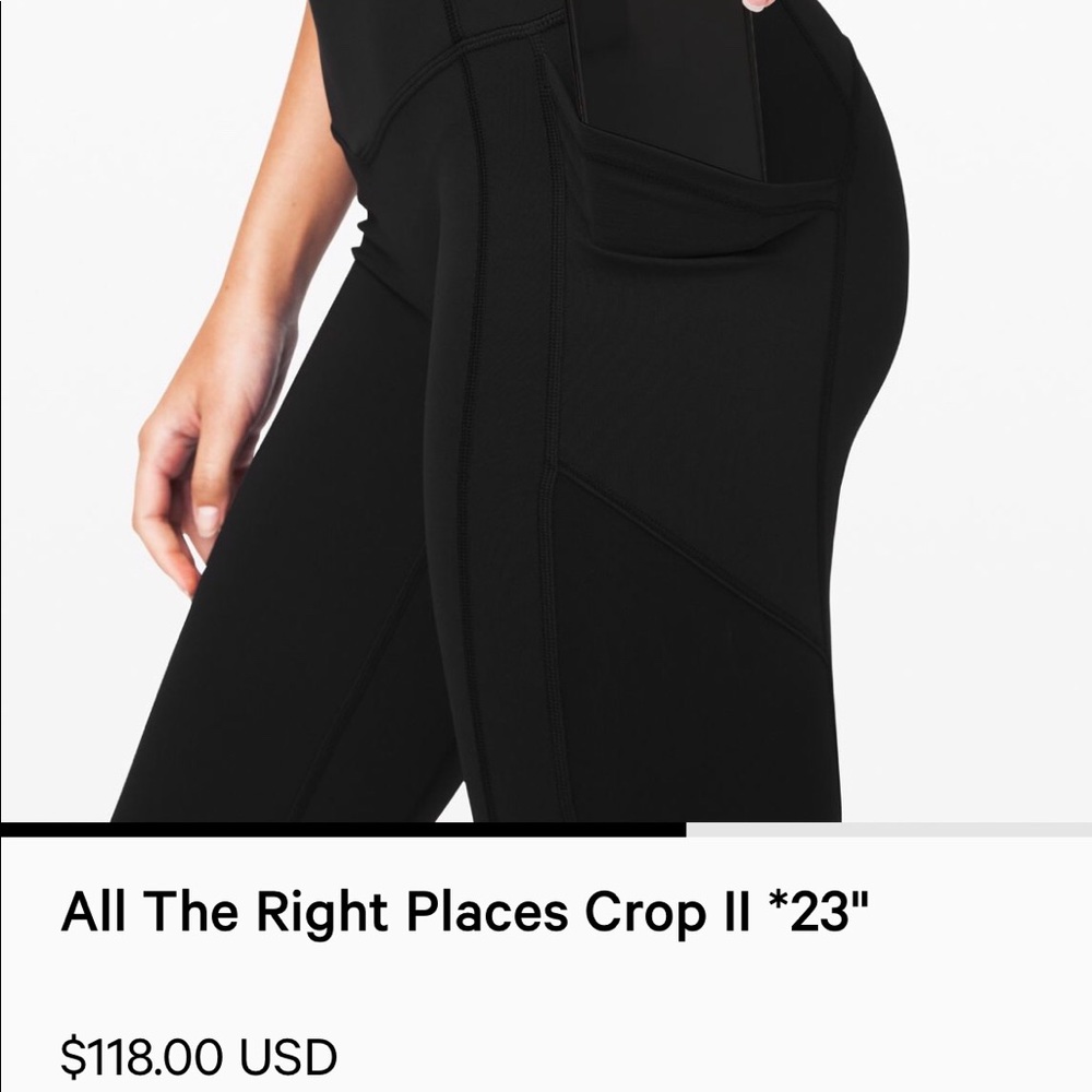 All The Right Places Crop II 
23"